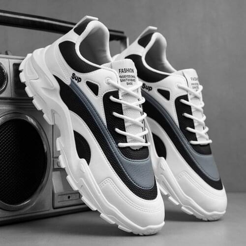 2021 Mens Shoes Thick Soled Calzado De Hombre Sneakers Shoes New Air Mesh Mens Cozy Walking Shoes Zapatillas Chaussure Homme