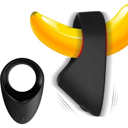 Penis Ring Vibrator 20 Speeds Vibrating Cock Ring Delay Ejaculation Lasting Sex Toys for Men USB Charging Male Chastity Device