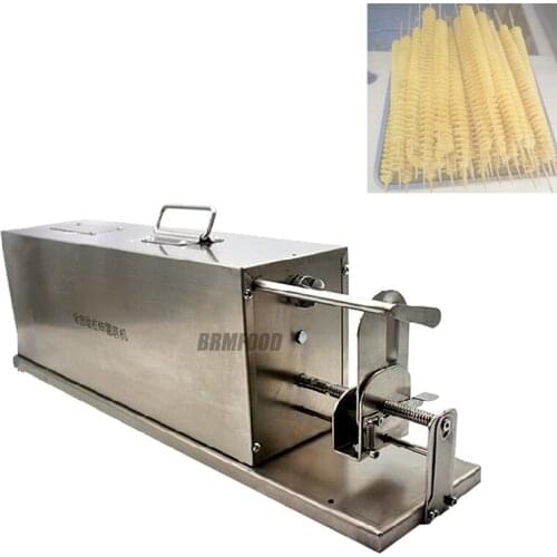 2021 New Spiral Chips Twisted Potato Slicer French Fry Cutter Potato Tower Making Machine Electric Automatic Stretching Potato M