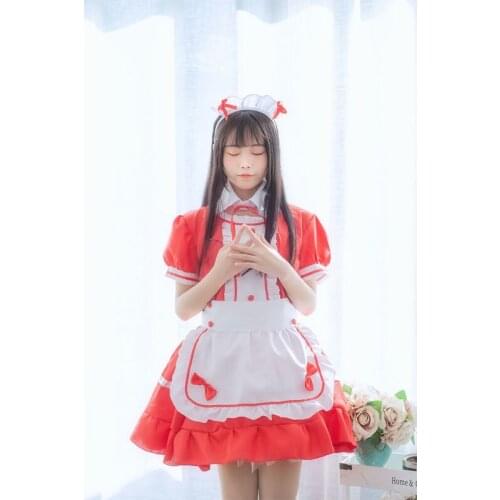 S-5XL New Sexy Sweet Lolita Dress Maid Costume Anime Cosplay Maid Uniform Plus Halloween Costumes For Women