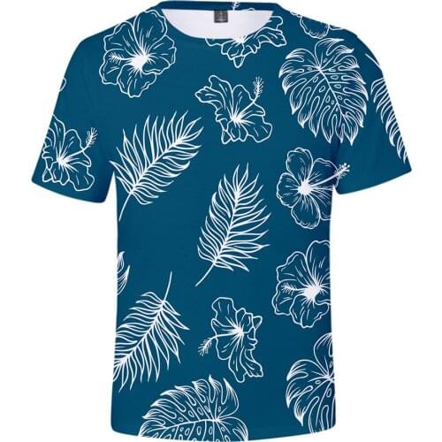 Aikooki New Arrival Leaf 3D T Shirt Men/Women Fashion Casual Popular Round Neck T-Shirt 3D Print Leaf Mens T-shirts Clothes Top