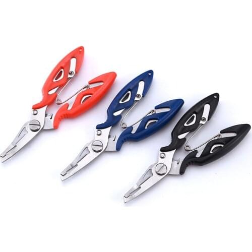 Fishing Plier Scissor Braid Line Lure Cutter Hook Remover Tackle Tool Cutting Fish Use Tongs Scissors Multifunctional Tackle