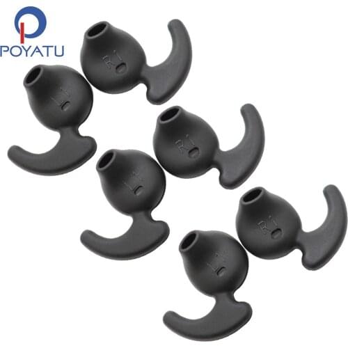 POYATU Silicone Headphone Tips For Samsung Galaxy S6 S6Edge G9200 G9250 G9208 Note5 Samsung Level U Earbuds Earhook Eartips