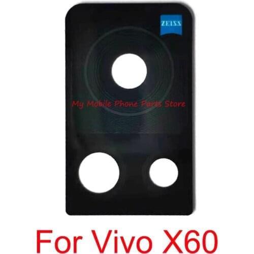 10 PCS CellPhone Rear Camera Glass Lens For Vivo X60 Main Back Camera Lens Glass Cover With Sticker Replacement Spare Parts