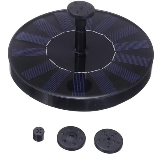 Outdoor Solar Powered Bird Bath Water Pump For Garden Aquarium Bird Bath Solar Powered Fountain Floating Water Garden Decoration