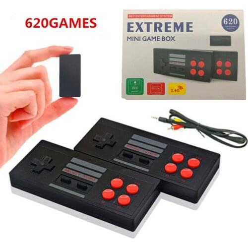 USB Video Game Console Built in 818/620 Classic Games 4K HD-compatible Output Retro Portable TV GAME Console Wireless Gamepad