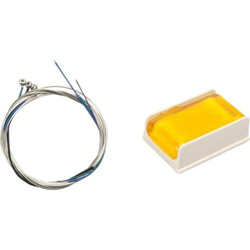 V70 Viola Strings Nickel Chrome Wound ADGC Full Set Wire Ball End & Bow Rosin Greek Pitch Friction-Increasing Rosin