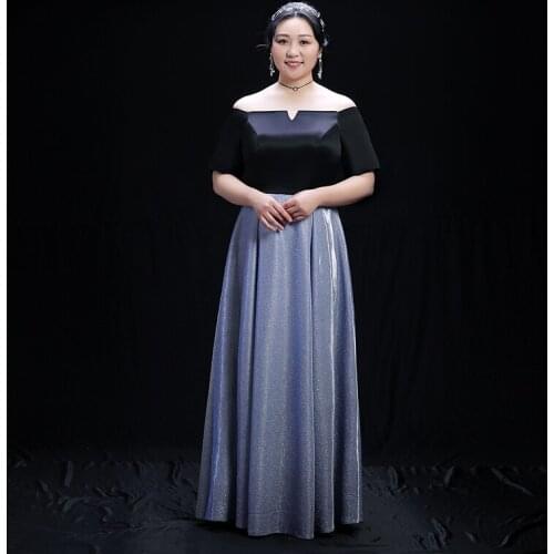 Formal Evening Women Party Dress Fashion Floor-Length Short A-Line Deep V-Neck Shiny Sequin Evening Dresses Long Sleeves D016