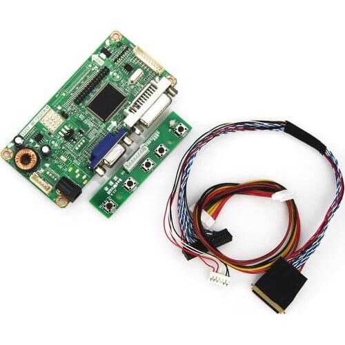 VGA+DVI) M.RT2261 LCD/LED Controller Driver Board For B089AW01 V.1 LVDS Monitor Reuse Laptop 1024x600