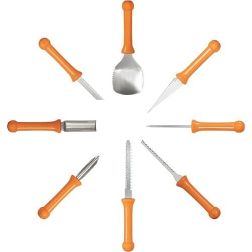 High-quality Halloween Pumpkin Carving Tool Set With Carrying Case Stainless Steel Tools Suitable For Children And Adults