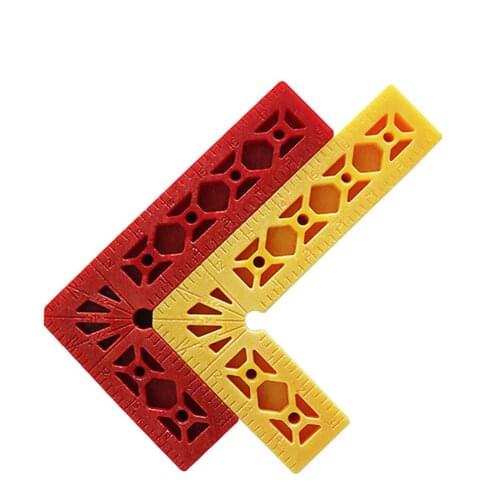 90 Degree Right Angle Clamp Auxiliary Fixing Clips Portable Corner Clamp Ruler L-Shaped Woodworking Positioning Fixture Panel