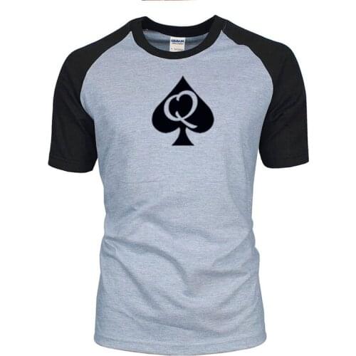 Womens spades queen sexy life short sleeve T-shirt fun 2021 cotton birthday gift high quality summer cuckoo