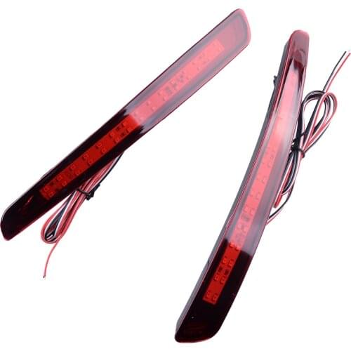 1 Pair 30 LED 12V 5W Car Rear Bumper Reflector Tail Brake Light Lamp Fit for Ford Mondeo Fusion 2011 2012