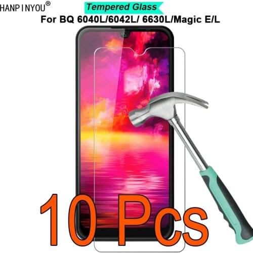 10 Pcs/Lot For BQ 6040L Magic 6.09" 9H Hardness 2.5D Toughened Tempered Glass Film Screen Protector Protect Guard