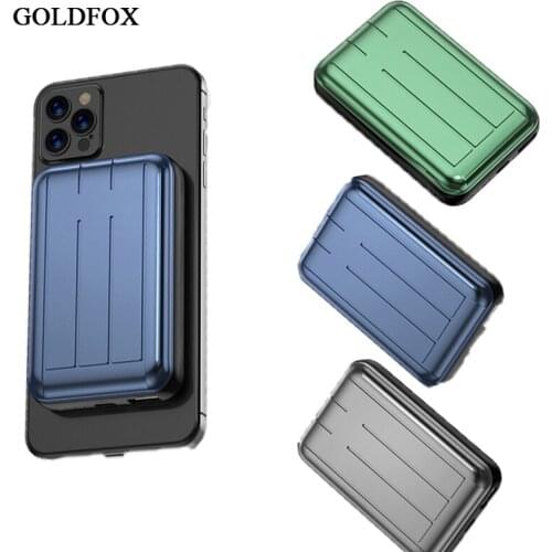 15W Wireless Power Bank 5000mAh Magnetic Wireless Charger Powerbank 20W PD QC Fast charge For iPhone 12 Series External Battery