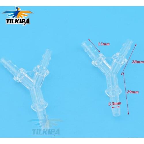 2pcs Rc Boat 3-Way Water cooling Nozzles Inner Diameter 3mm Water cooling faucet Water Nipples Fuel Nozzles For Rc Boat