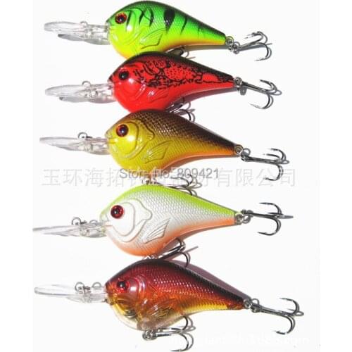 50pcs/lot Blabbermouth board chubby Rock Fishing Lure Bait Minnow Lure bionic bait lures 3.75"9.5cm / 0.39OZ 11g