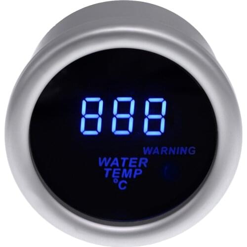 52mm Digital Water Temperature Gauge 40~150 Celsius Display with 1/8NPT Sensor Car Temperature Gauge