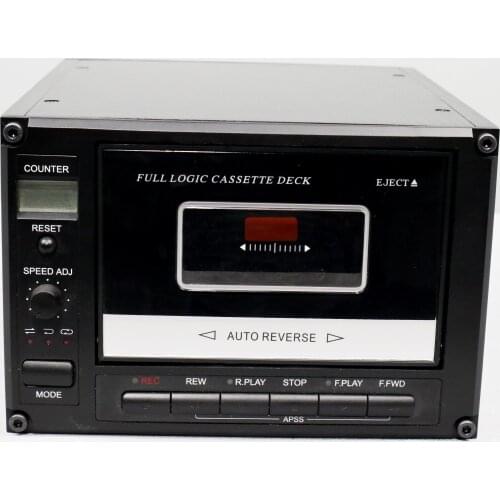All-aluminum chassis + electronic control movement for tape deck