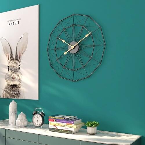 60cm European Large Wall Clock Modern Design Silent Clocks For Home Decor Big Hanging Watch Living Room Decor Office Decoration