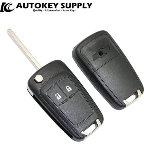 ForChevrolet Cruze Aveo 2 Button FOB Remote Key CASE Uncut Blade AKGMF103
