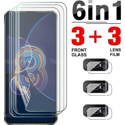 6 in 1 Hydrogel Protective Film For Asus Zenfone 8 Flip Camera Glass For Zenfone8 8flip Zen Fone Screen HD Protector Cover Film
