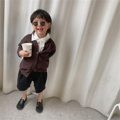 Perfect Spring Autumn Tops Boys Sweater Jacket Coat Kids Overcoat Outwear Teenager Children Clothes School Gift High Quality