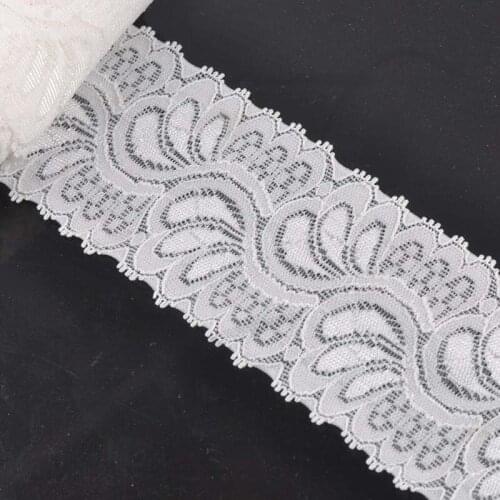 Hot White Wedding Bridal Embroidered Lace Edge Trim Ribbon Applique DIY Sewing Crafts 6m wide 5yard cp1373