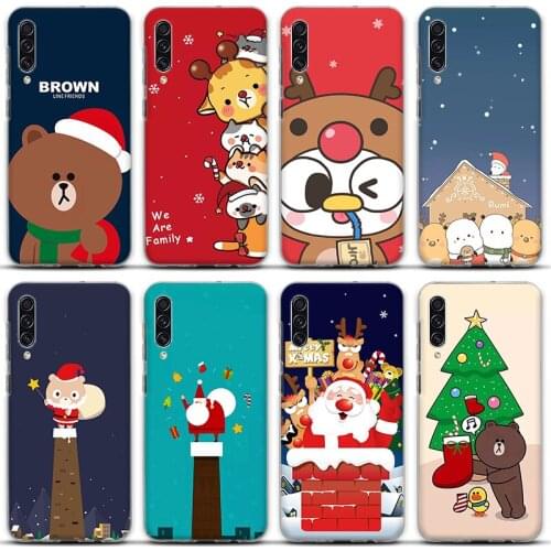 Cartoon christmas Silicone Phone Case For Huawei P30 P20 P40 P10 Lite Pro Soft Case For Huawei Y6 Y7 Y9 S Smart 2019 Cover