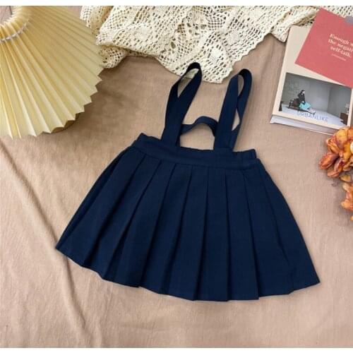 2021 new style girls draped skirt autumn cotton fashion girls skirts 2-8 years WU429
