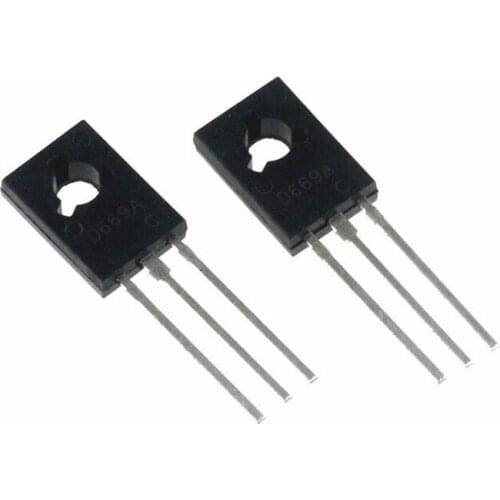 10PCS 2SD669A TO-126F 2SD669 D669A D669 TO-126 Triode new and original