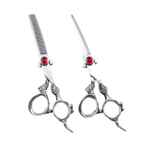6 Inch Japanese Stainless Steel 440C Salon Hairdresser Haircut Hair Cutter Cutting Barber Scissors Shears