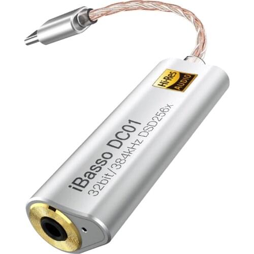 Portable Amplifier for iBasso Headphone Adapter DC01 DC02 USB DAC for Android Phone PC Tablets 2.5mm/3.5mm HiFi HiRes