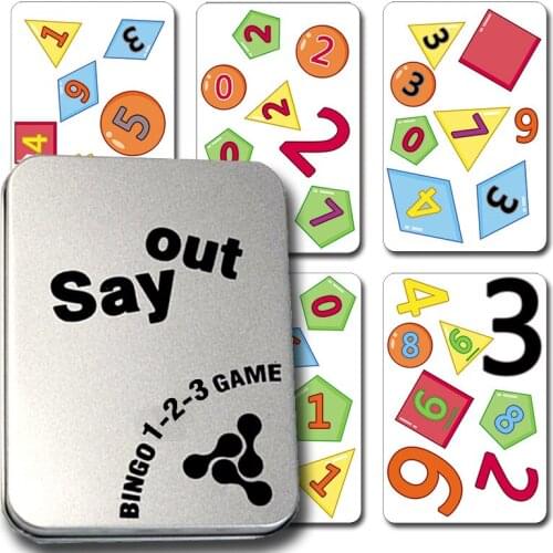 Say Out 123 Digital Game Sudoku Childrens Educational Toys Board Games Digital Cognitive Parent-child Interactive Toys