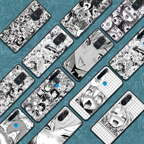Anime Girl Cartoon Japan Cute Faces Luxury Coque for Redmi Note 10 10S Note 9 8 9T 8T 9S Pro 7A 8A 9 9A 9C K40 Pro Silicone Case