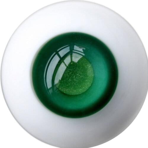 [wamami] Et66# 16mm Seagreen & Dark Green For BJD Doll Dollfie Glass Eyes Outfit