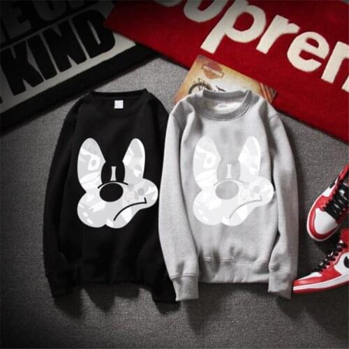 Disney Sweatshirt Mickey Mouse Cartoon Print Hoodies Men and Women Streetwear Casual Hooded Fashion Long Sleeve Pullover Man Top