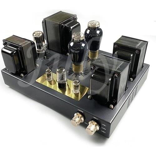 300B single-ended vacuum tube power amplifier KIT-1 fine manual HIFI fever high fidelity 8W+8W pure Class A 10Hz-45KHz (-3dB)