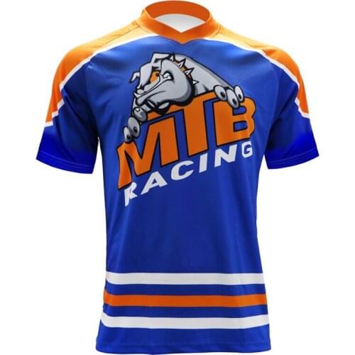 Explosions MTB long motocross Racing Riding Bike Gym Sports Quick Dry Breathable Short Sleeve