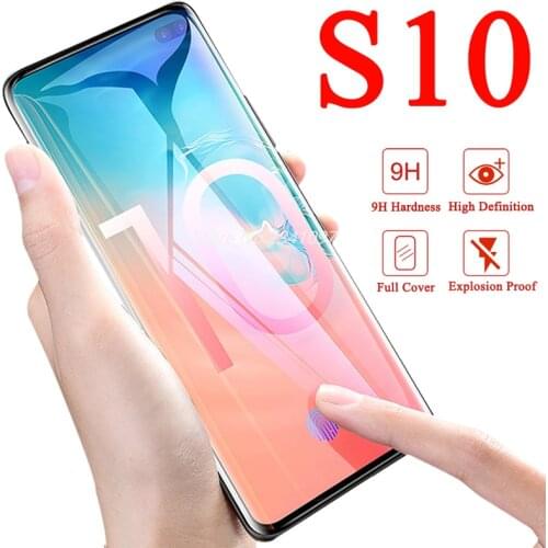 Protective Glass Armor On For Samsung Galaxy S 10 Plus S10E Screen Protector For Samsumg s10E Light S 10 5G 10S S10Plus Glas