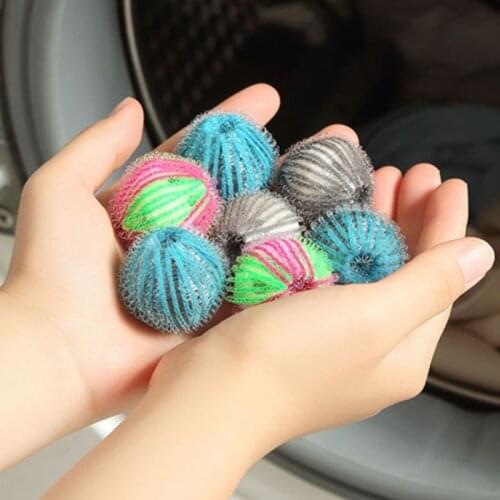 10pcs Pet Hair Removal Laundry Ball Grabbing Lint Fluff Cleaning Remover
