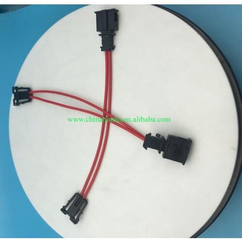 Free shipping 2/5/10/20pcs 2pin Door Lights Connector Electrical Trunk License Plate lights Plug Pigtail 3B0 972 712 1J0 971 972