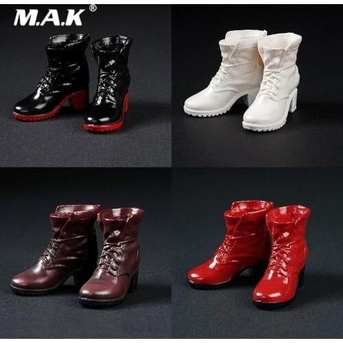 1/6 Scale Female Solider Figure Accessory High Heel Boots Shoes with Full Set inside Model for 12 inches Woman Action Figure