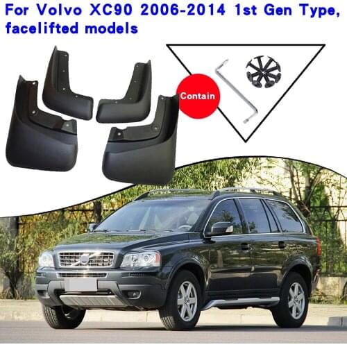 Car Fender Accessories For VOLVO XC90 2006-2014 Mudguards Splash Guards Fender Mudflaps Car Fender Mud Flaps Car Fender