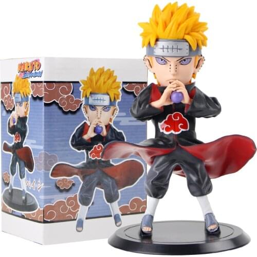 18cm Naruto Shippuden Figure Toy Akatsuki Pain Deva Path Anime Model Doll Birthday Gift