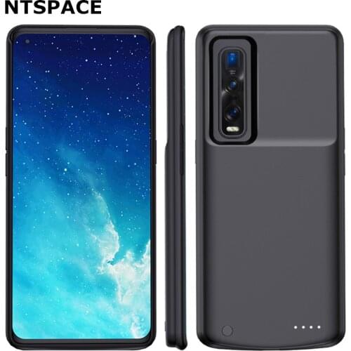 NTSPACE 6800mAh Battery Charger Cases For OPPO Find X2 Pro Battery Case Power Bank Charging Case for OPPO Find X2 Battery Cover