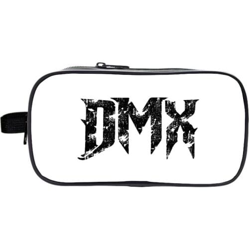 Dmx Pencil Case Boys Girls Pencil Box Student Double-layer Zipper Pen Case Kids Large Capacity Stationery Bag Makeup Bags