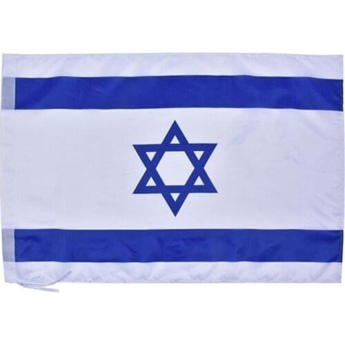 60x90cm 90x150cm Israel Flag Polyester Cloth Banner Israeli Hanging Flag National Country Flag for Festival Home Decor