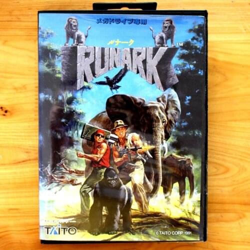 Run Ark 16 Bit SEGA MD Game Card With Retail Box For Sega Mega Drive For Genesis