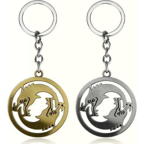 Dongsheng Hot Games Vintage Overwatches Keychains Anime Key Cover Key Holder Hanzo Keyring Jewelry Men Chaveiro Llaveros -50